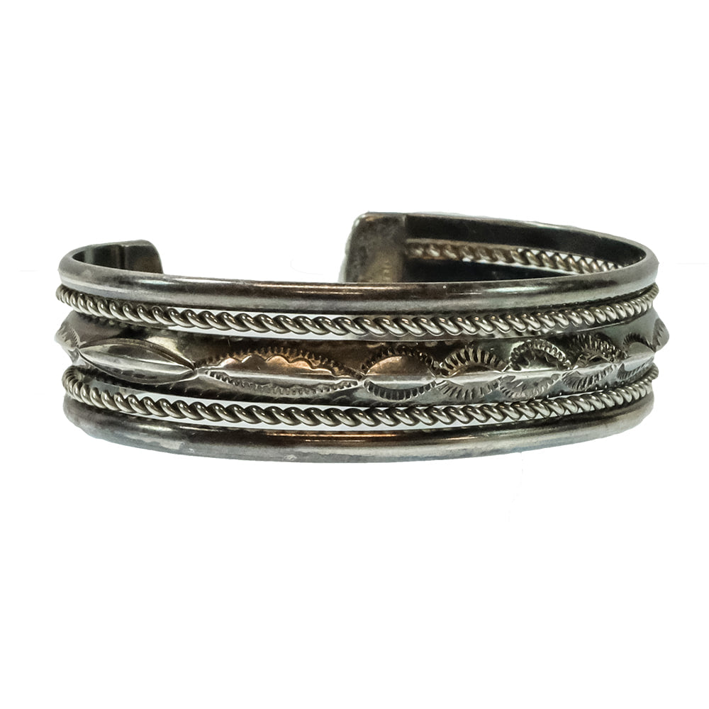 South Texas Tack Apparel Jewelry South Texas Tack Southwestern Twisted Wire Silver Carinated Cuff