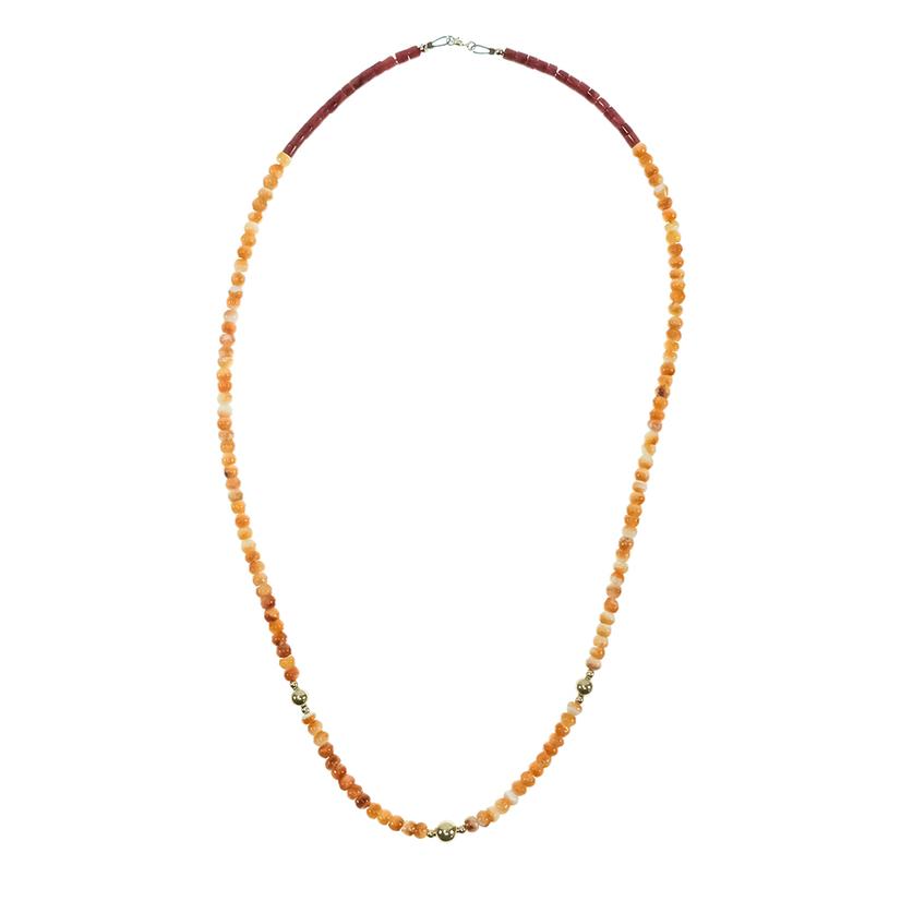 South Texas Tack Apparel Jewelry Spiny Oster / 18 Inch South Texas Tack Spiny Oyster And Gold Necklace