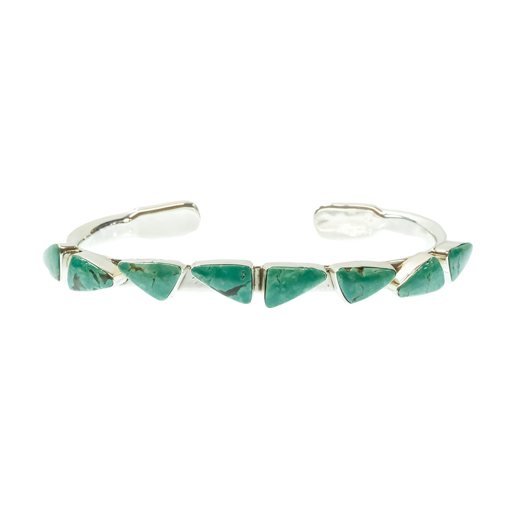 South Texas Tack Apparel Jewelry Turquoise Sadie Jim Native American Navajo Sterling Silver Turquoise Cuff