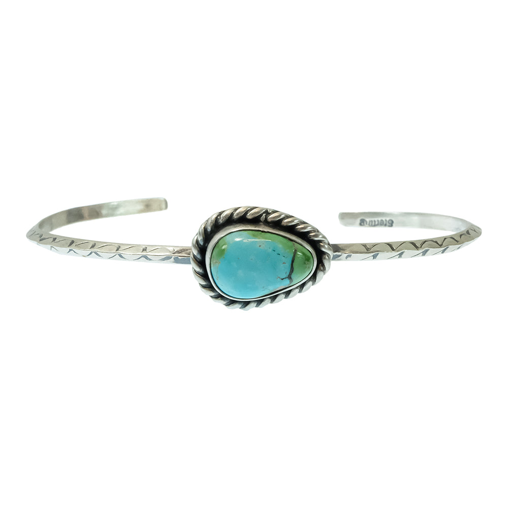 South Texas Tack Apparel Jewelry Turquoise South Texas Tack Native American Navajo Sterling Sonora Gold Silver Turquoise Cuff