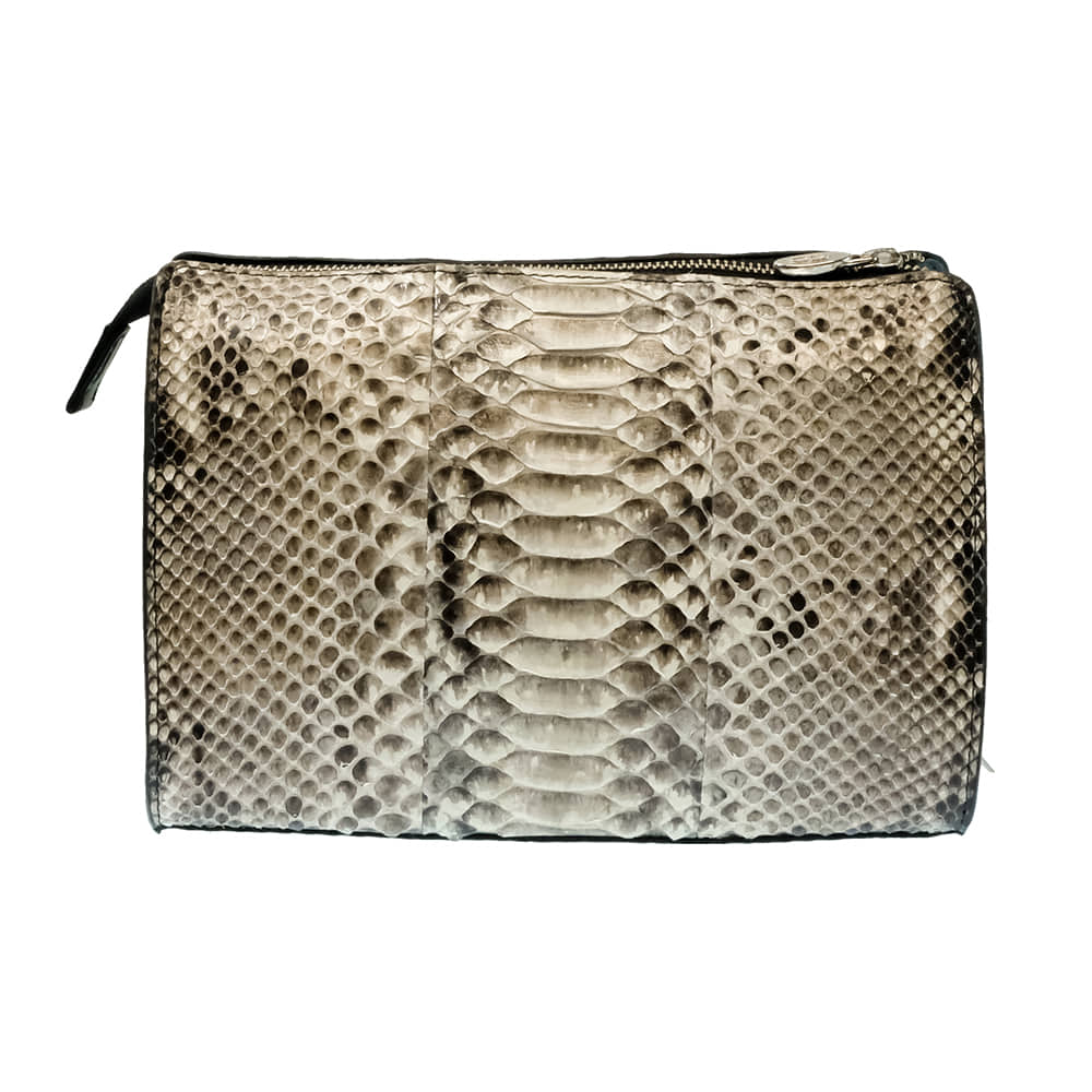 South Texas Tack Apparel Other South Texas Tack Juno Natural Python and Black Cowhide Handbag