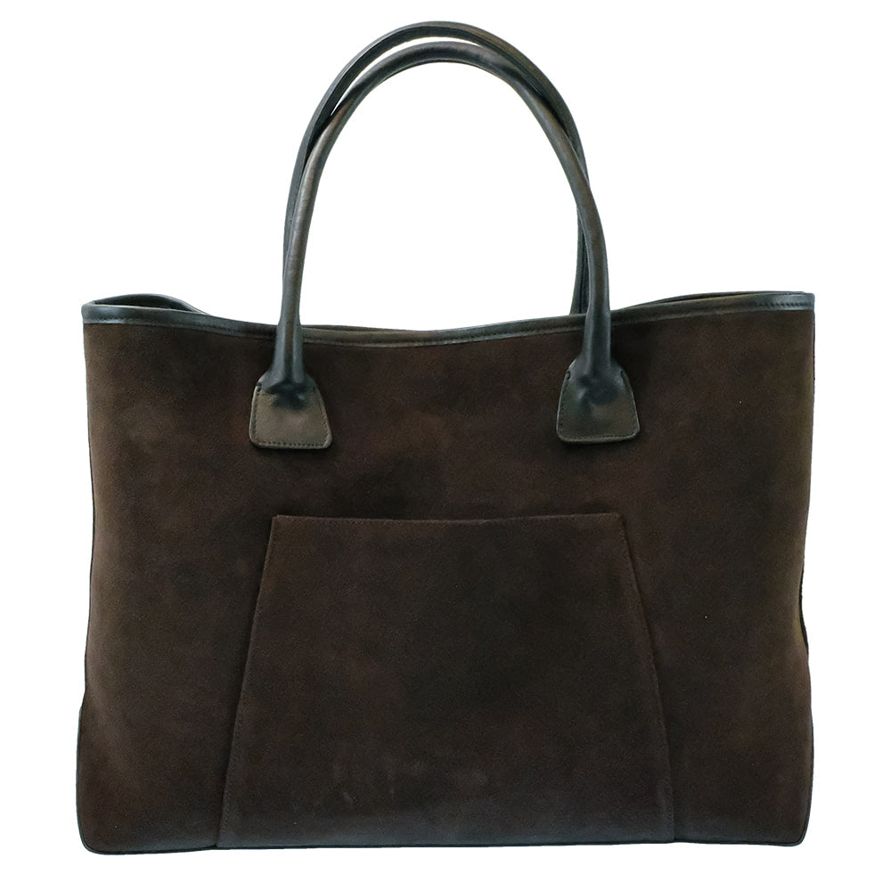 South Texas Tack Apparel Other South Texas Tack Marfa Chocolate Suede Tote Bag