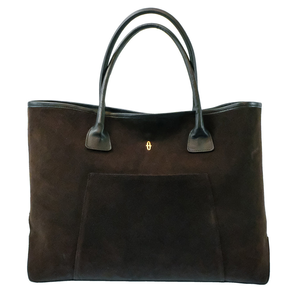 South Texas Tack Apparel Other South Texas Tack Marfa Chocolate Suede Tote Bag