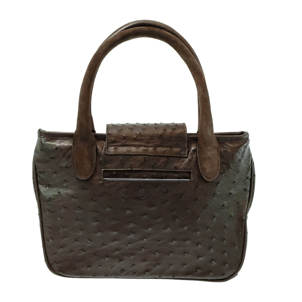 South Texas Tack Apparel Other South Texas Tack Midland Full Quill Ostrich Nicotine Satchel Purse