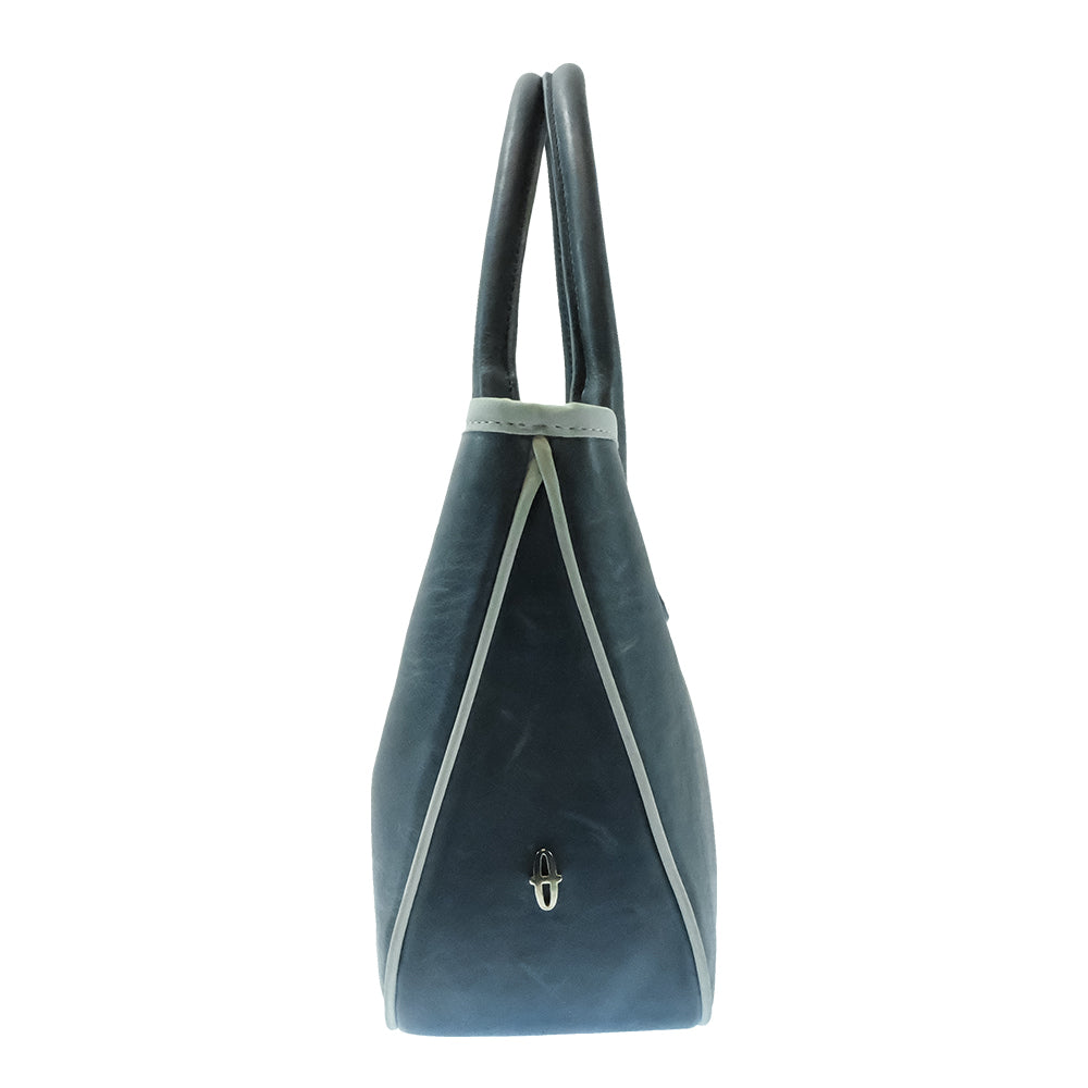 South Texas Tack Apparel Other South Texas Tack Midland Navy and Light Blue Cowhide Purse