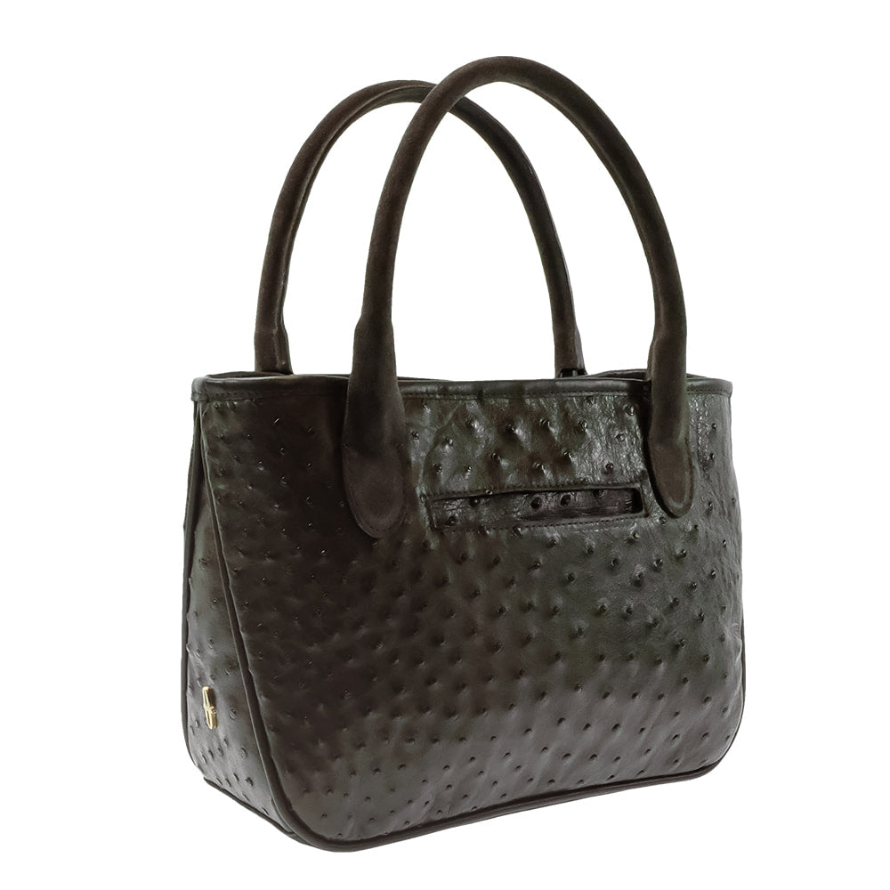 South Texas Tack Apparel Other South Texas Tack Midland Nicotine Full Quil Ostrich Satchel Purse