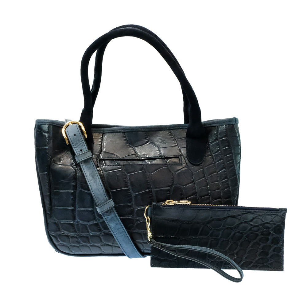 South Texas Tack Apparel Other South Texas Tack Navy Blue Alligator Midland Handbag