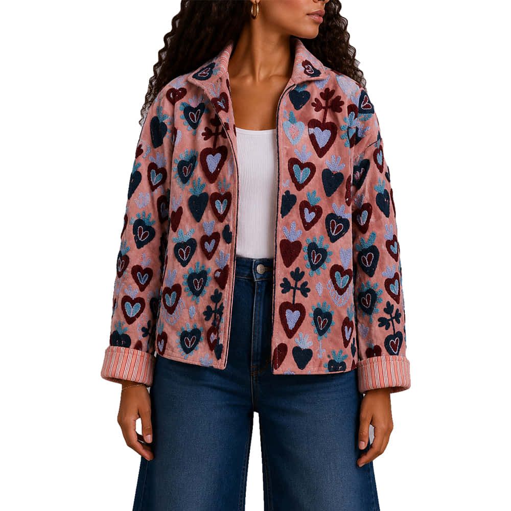 South Texas Tack Apparel Sacred Heart Velvet Jacket