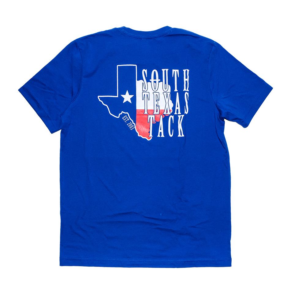 South Texas Tack Apparel South Texas Tack Texas Royal Blue Tee