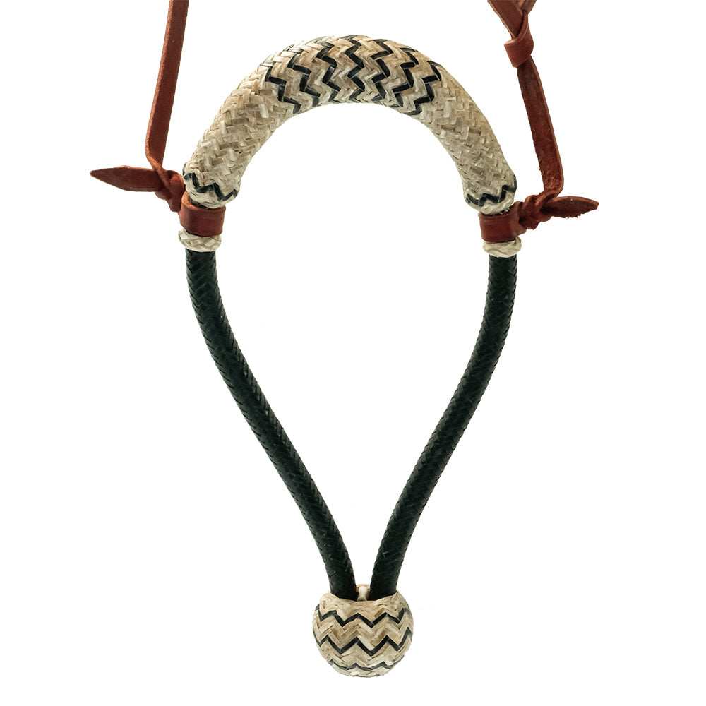 South Texas Tack Apparel Tack Natural/Black / 5/8" Rawhide Bosal 5/8" 16 Plait