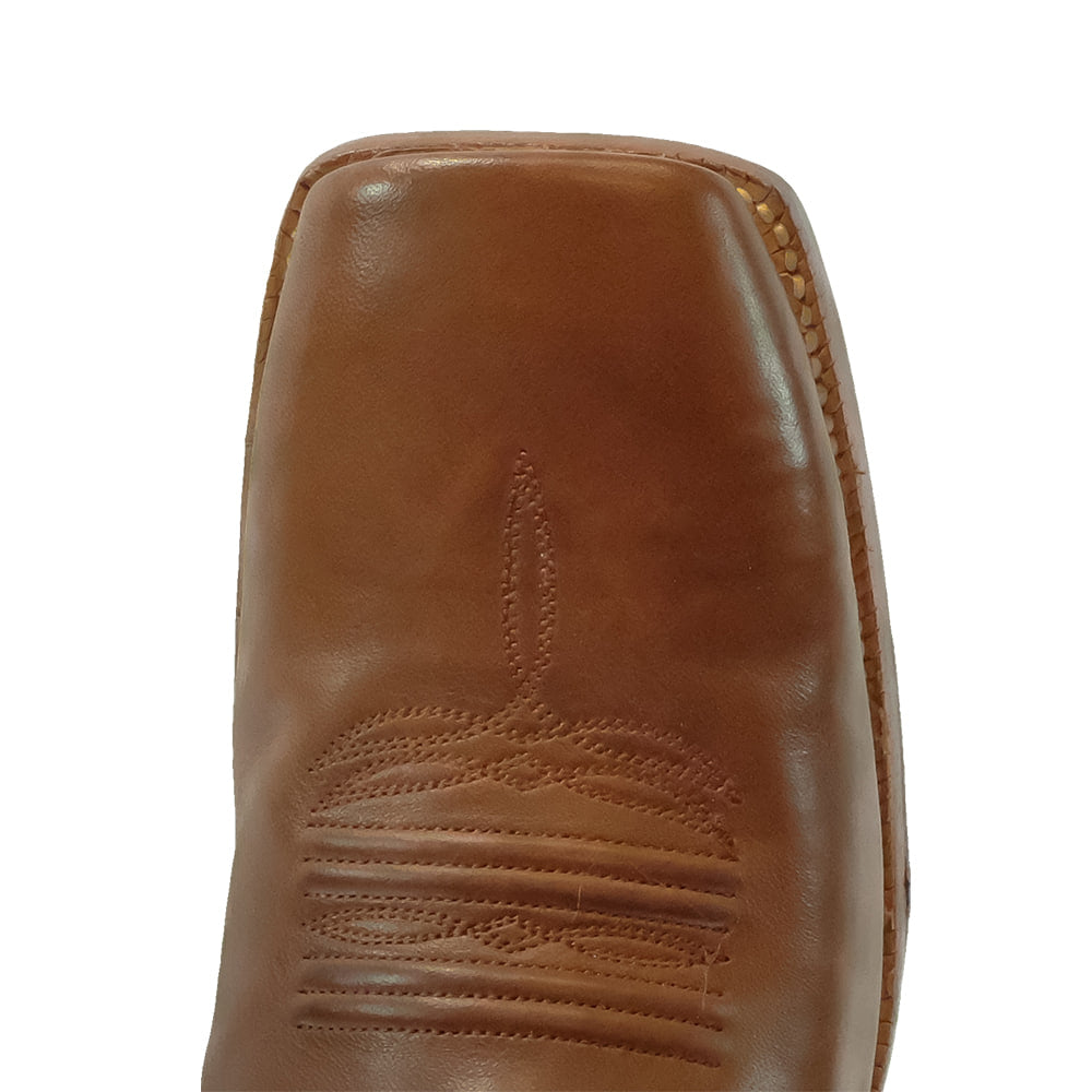 South Texas Tack Footwear South Texas Tack Men's Light Brown Rancho Cowhide Boots