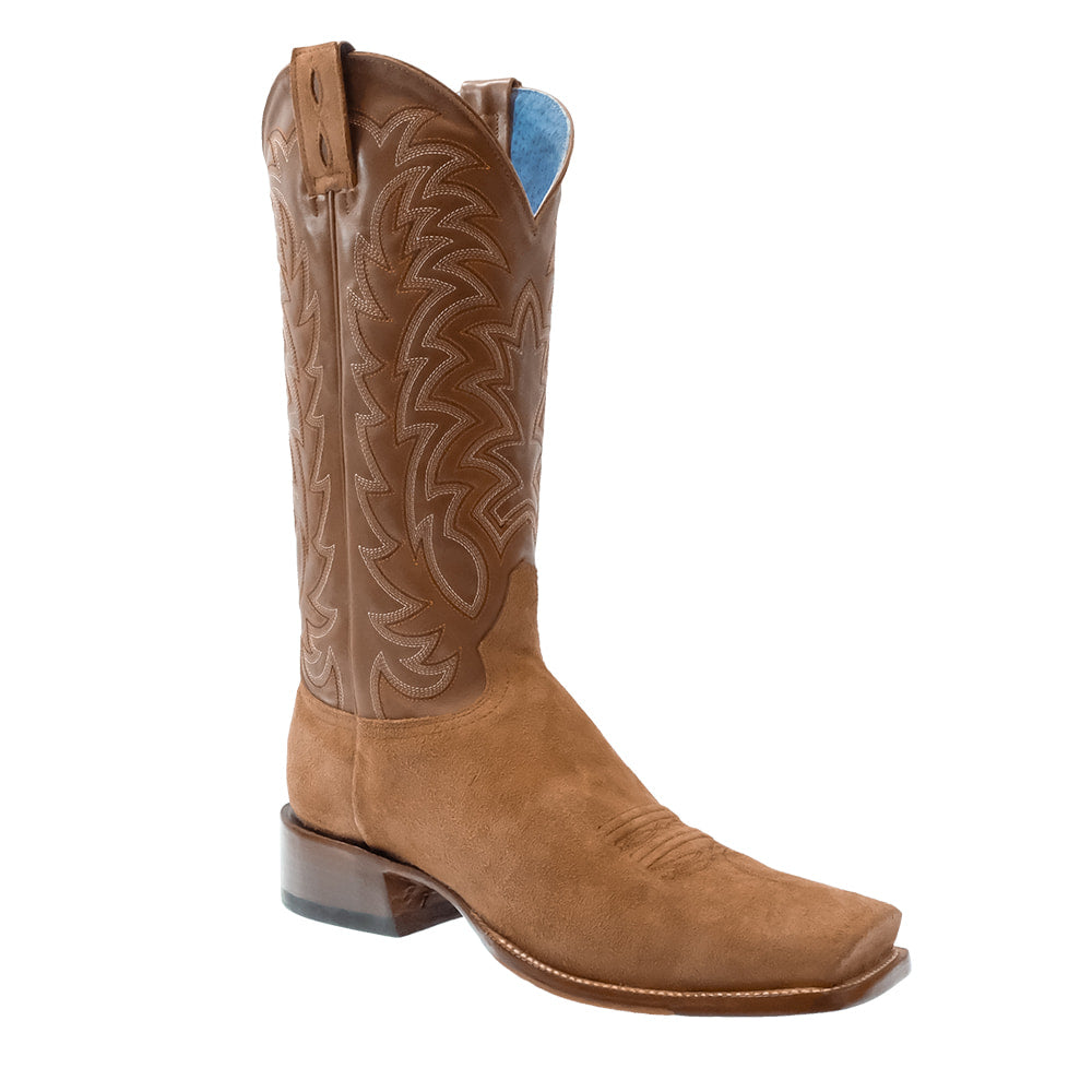 South Texas Tack Footwear South Texas Tack Men's Walnut Roughout Cowhide Boots