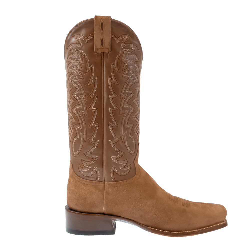 South Texas Tack Footwear South Texas Tack Men's Walnut Roughout Cowhide Boots