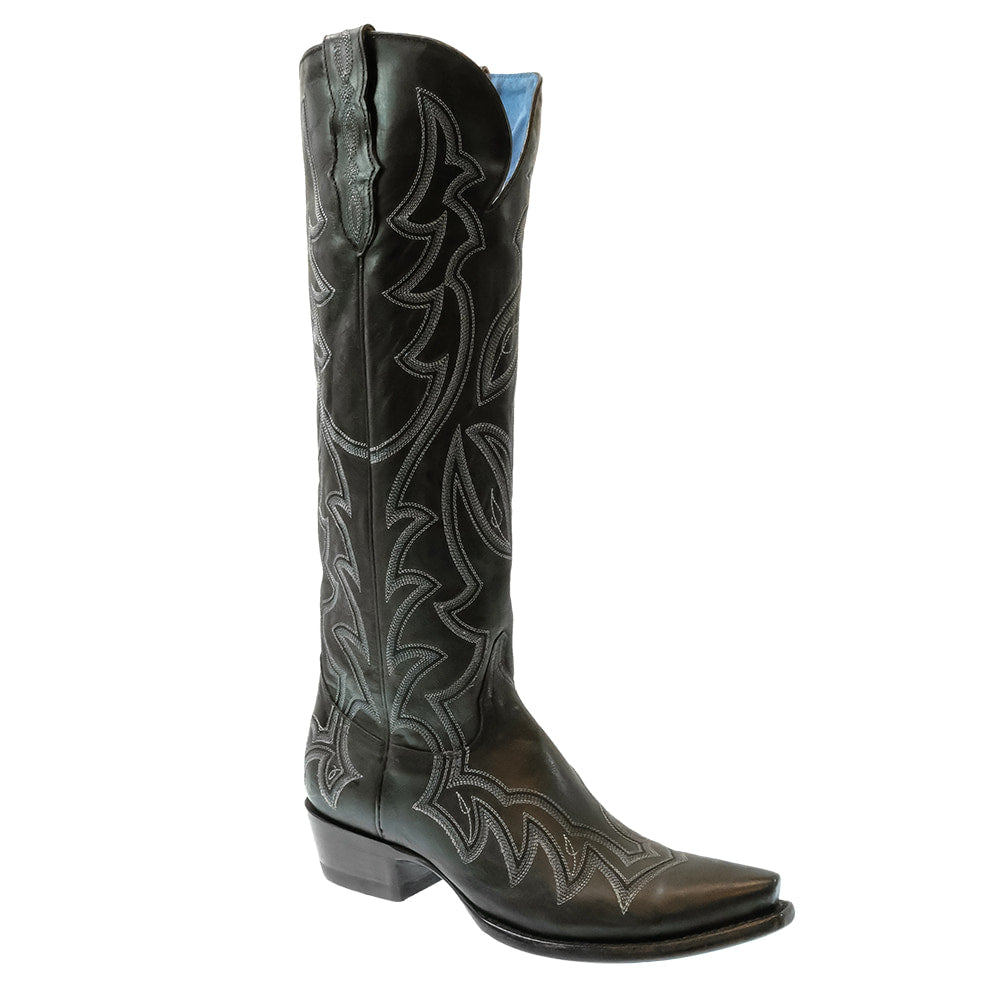 South Texas Tack Footwear South Texas Tack Women's Black Distressed Goat Boots