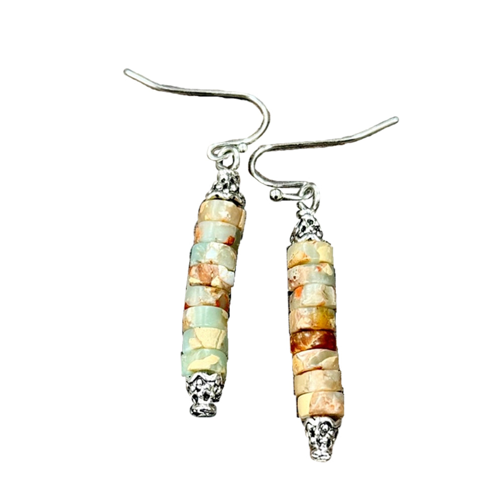 South Texas Tack Jewelry 1.5 Handmade 6mm Gemstone Earrings