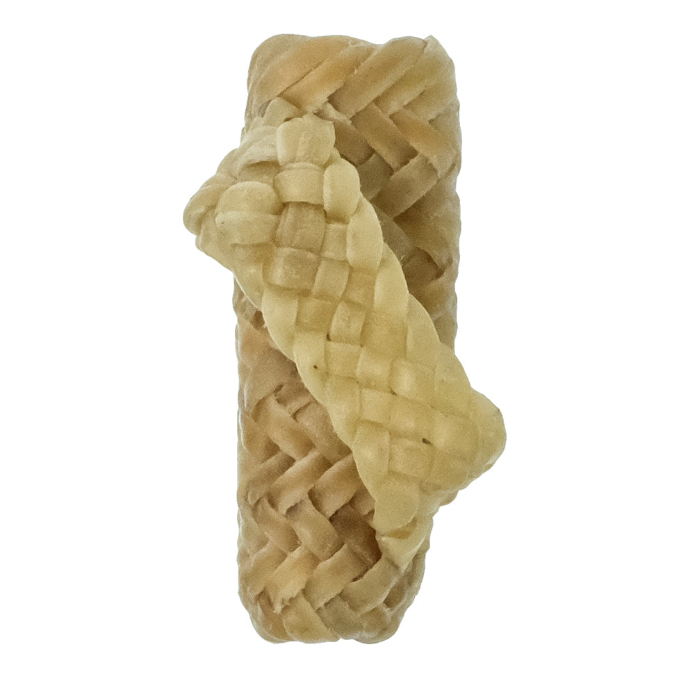 South Texas Tack Knives Rawhide Braided 45 Degree Trapper Knife Sheath