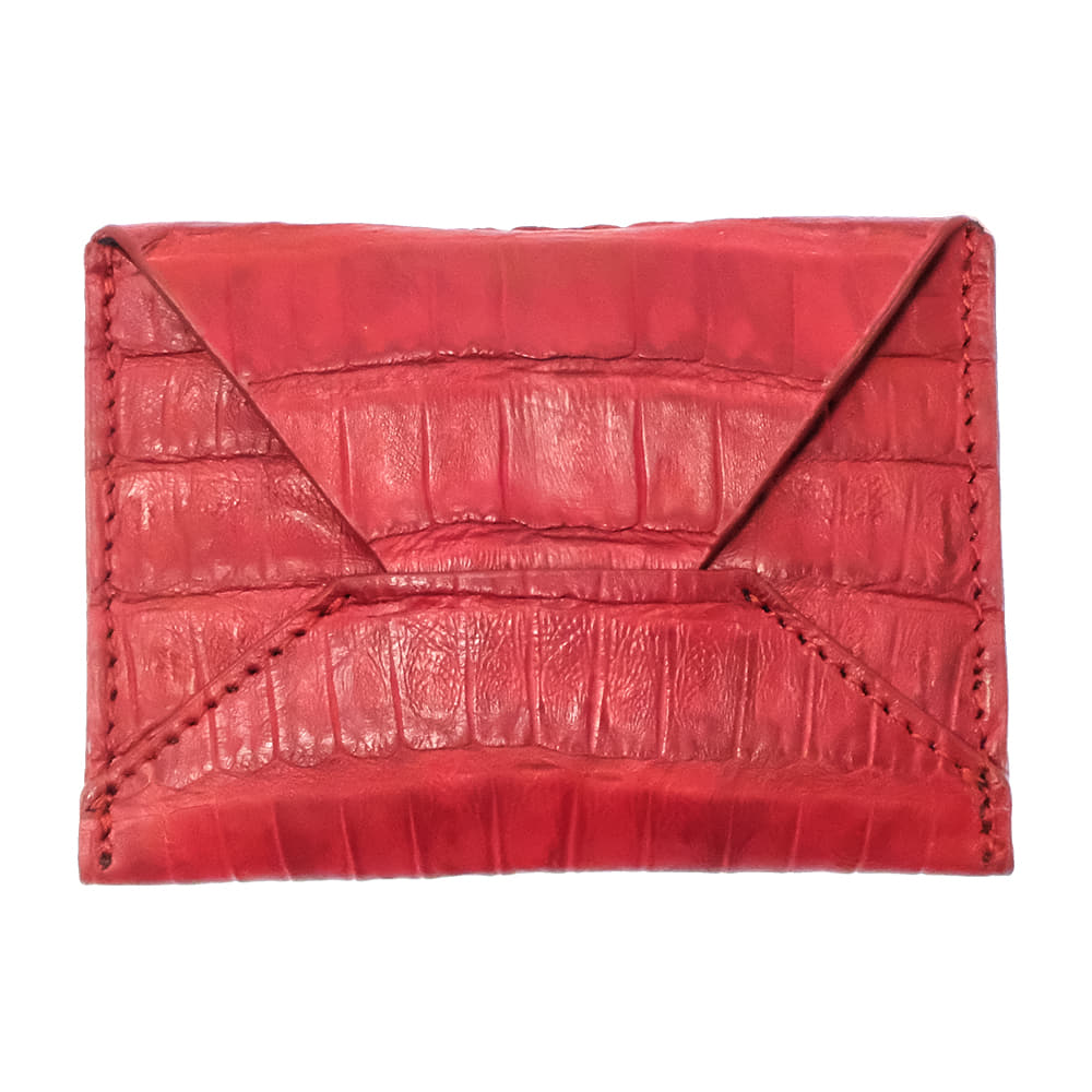 South Texas Tack Other South Texas Tack Rojo Ferrari Vidriado Caiman Card Case