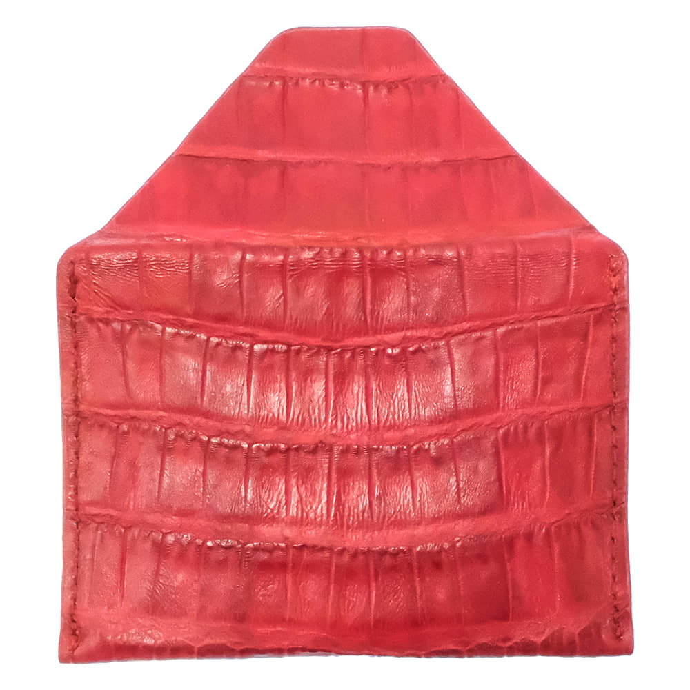 South Texas Tack Other South Texas Tack Rojo Ferrari Vidriado Caiman Card Case