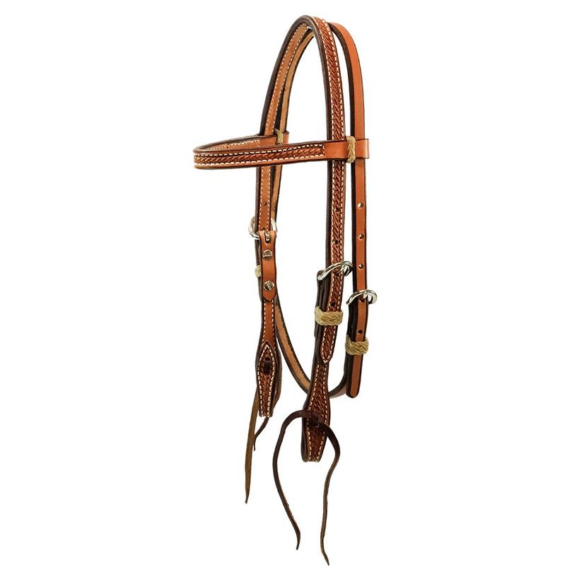 South Texas Tack Pony / Oiled South Texas Tack Pony Headstall Basketweave