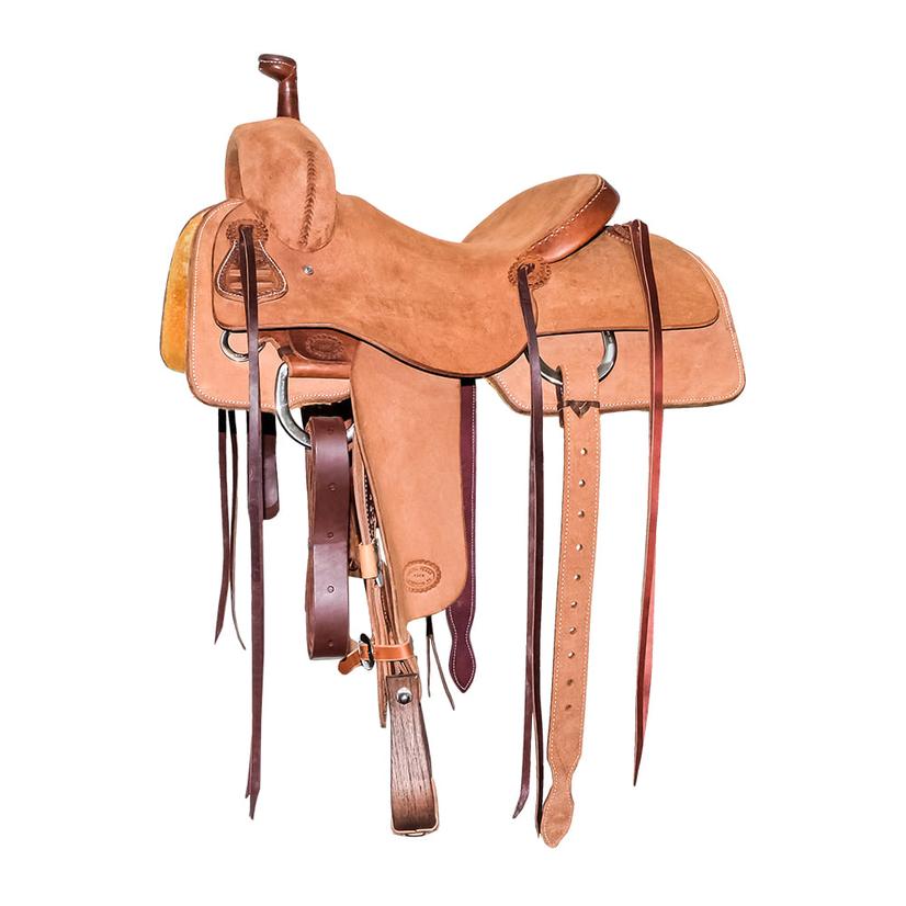 South Texas Tack Saddles South Texas Tack Hermann Oak Heavy Oil Ranch Cutting Saddle