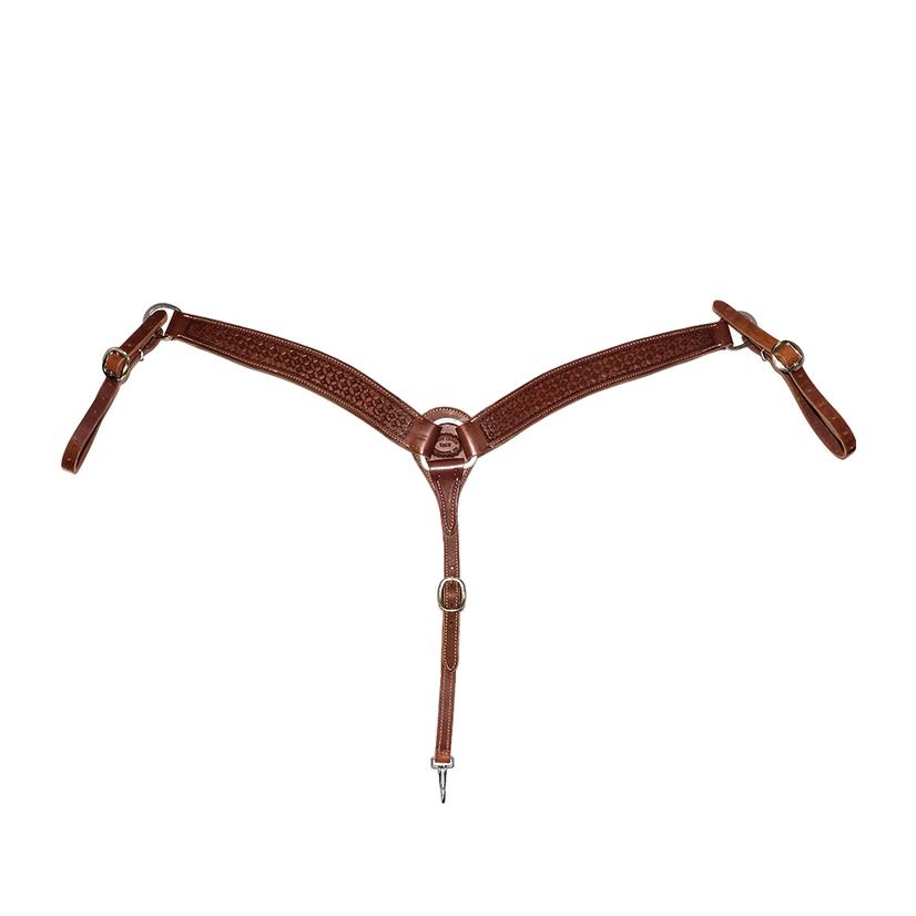 South Texas Tack Tack 2 1/4" / Walnut South Texas Tack Saddle Shop 2 1/4" Natural Checkered Square Breast Collar