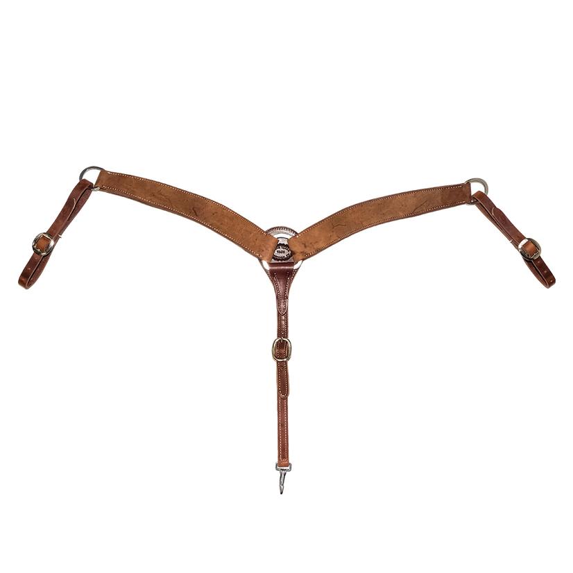 South Texas Tack Tack 2 1/4" / Walnut South Texas Tack Saddle Shop 2 1/4" Natural Full Rough Out Breast Collar