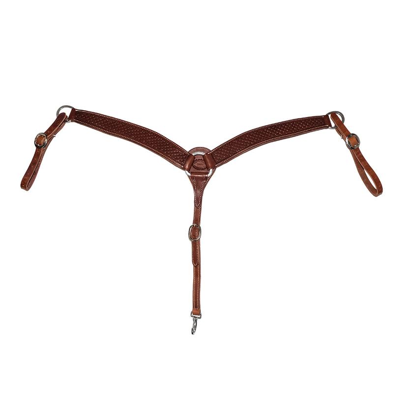 South Texas Tack Tack 2 1/4" / Walnut South Texas Tack Saddle Shop 2 1/4" Natural X-box Breast Collar