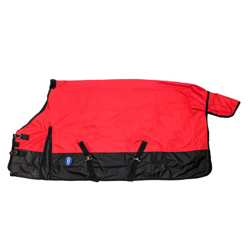 South Texas Tack Tack 81 / Red South Texas Tack 1200D Waterproof Horse Size Sheet