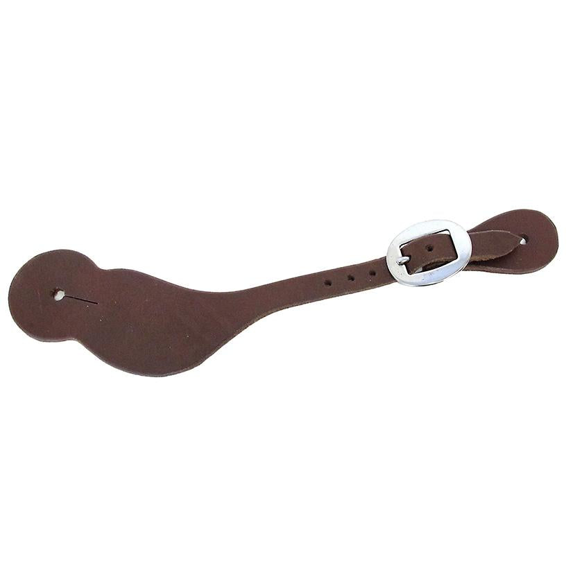 South Texas Tack Tack Adult / Oiled Berlin Leather Contour Spur Strap