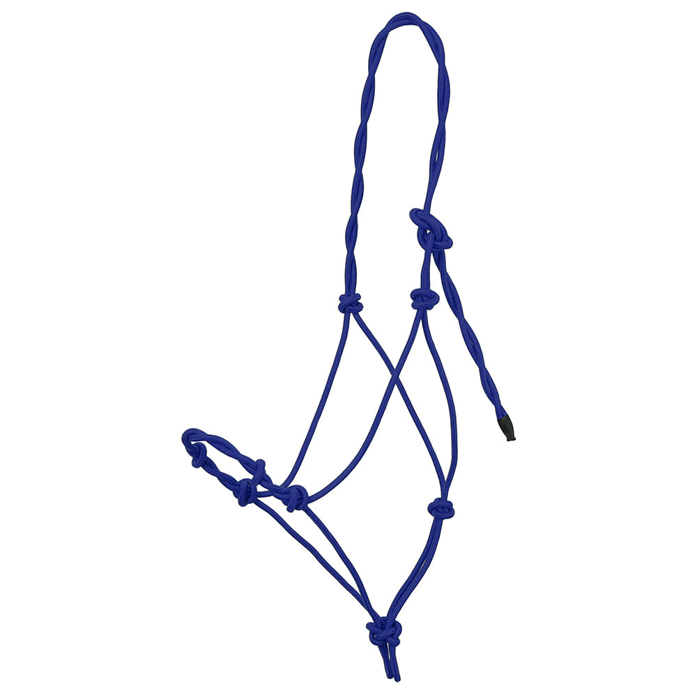 South Texas Tack Tack Blue / Average Twisted Rope Halter