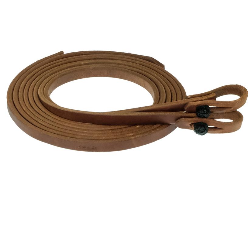 South Texas Tack Tack Heavy Oil / 5/8 South Texas Tack 5/8" Premium Harness Leather Split Reins with Quick Change Ends Heavy Oil
