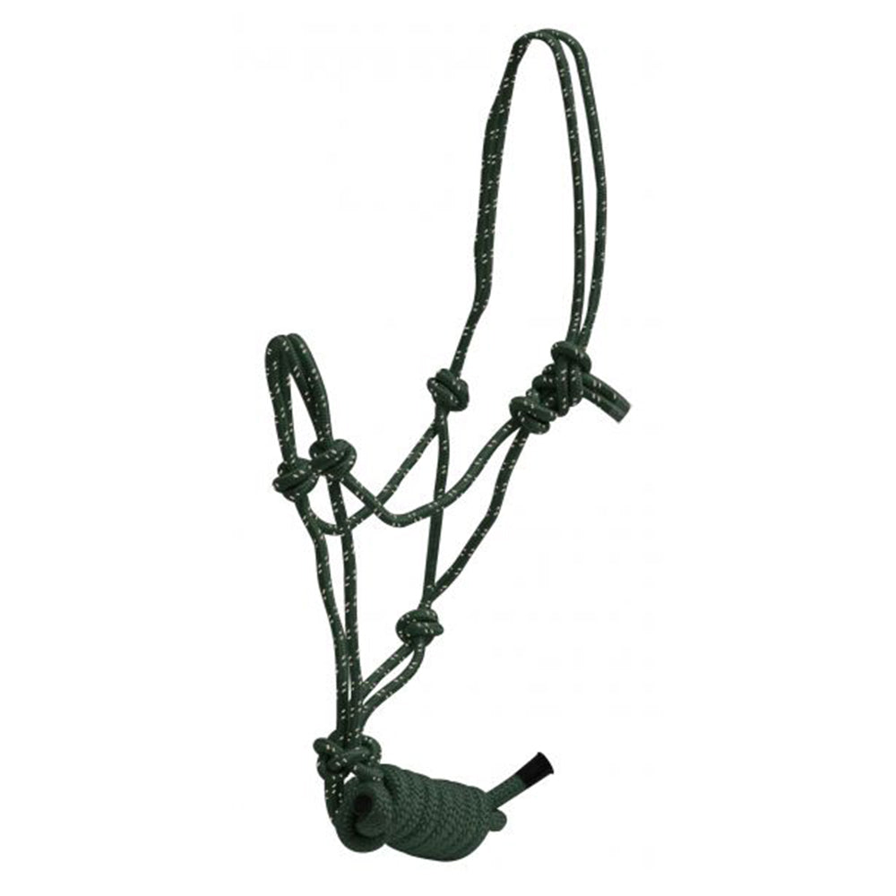 South Texas Tack Tack Hunter Tan / STANDARD Rope Halter w/ Lead