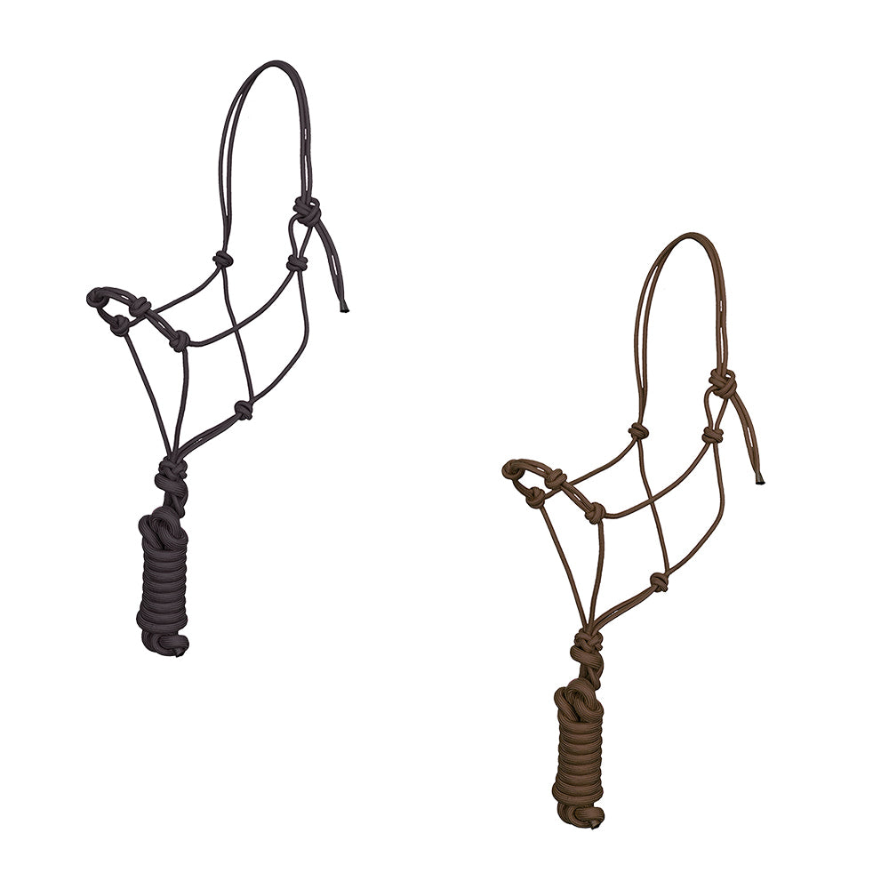South Texas Tack Tack Knotted Rope Halter w/ 10 Lead