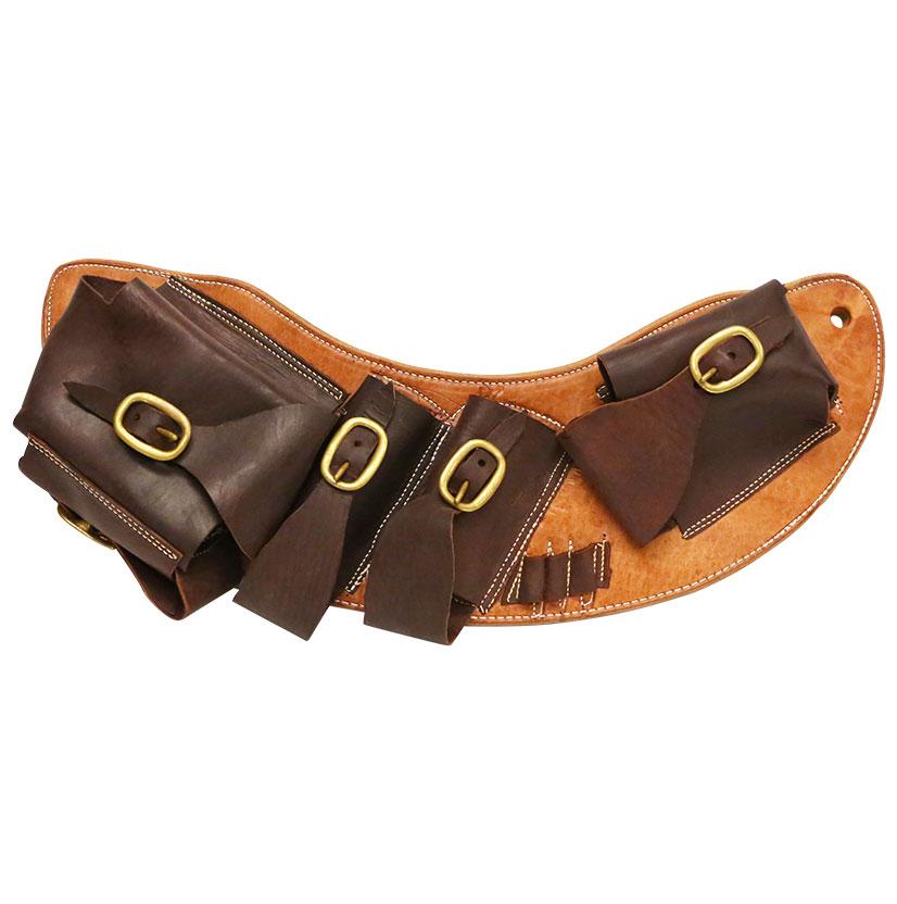 South Texas Tack Tack Leather Cantle Medicine Bag