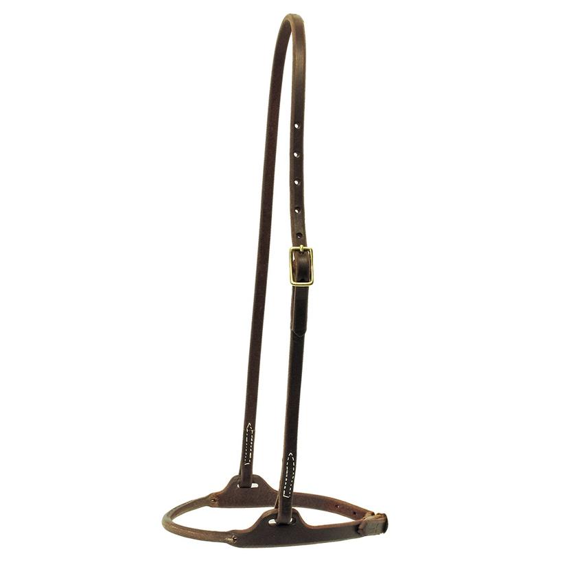 South Texas Tack Tack Leather Caveson with Rolled Nose