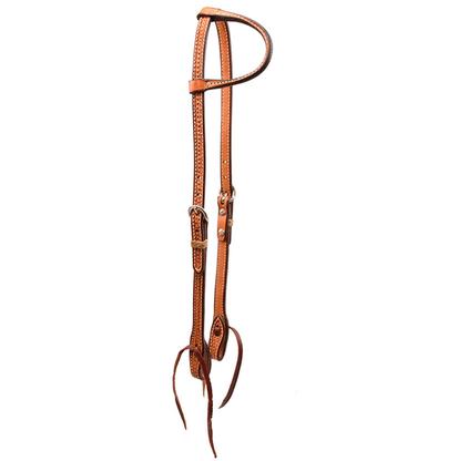 South Texas Tack Tack Light Oil South Texas Tack Basketweave Slide Ear Headstall