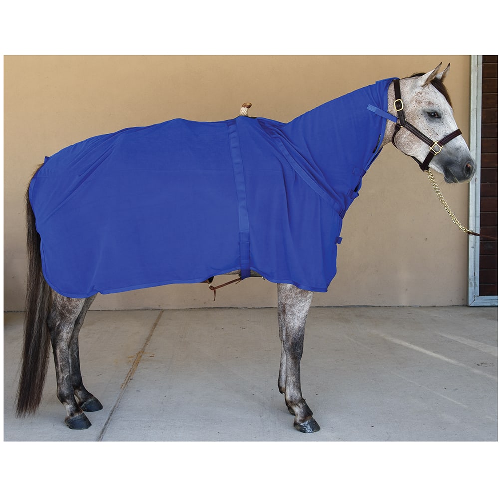 South Texas Tack Tack M / Royal Blue STT Fleece Horse Cooler