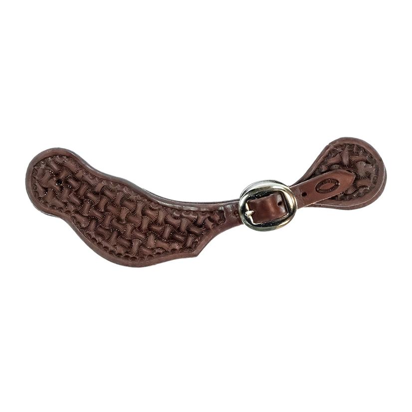 South Texas Tack Tack Men's / Axe South Texas Tack Tooled Heavy Oiled Men's Spur Straps - Assorted Tooling