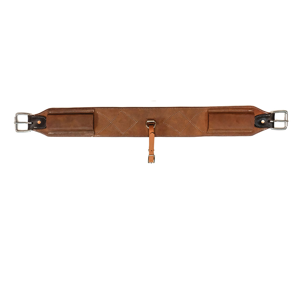 South Texas Tack Tack Oiled / 4" South Texas Tack Oiled Rough Out Rear Flank Cinch 4"