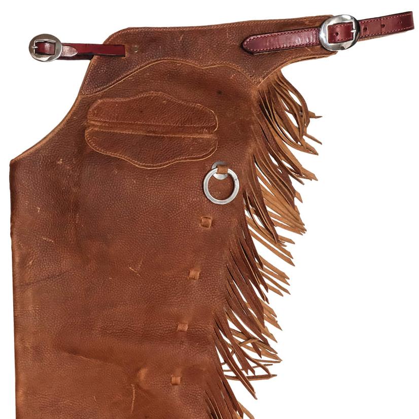 South Texas Tack Tack S / Dark South Texas Tack Dark Oil Tan Work Chap With Pocket