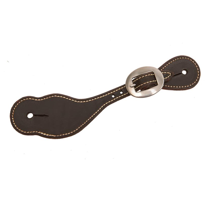 South Texas Tack Tack Shaped Latigo Spur Strap