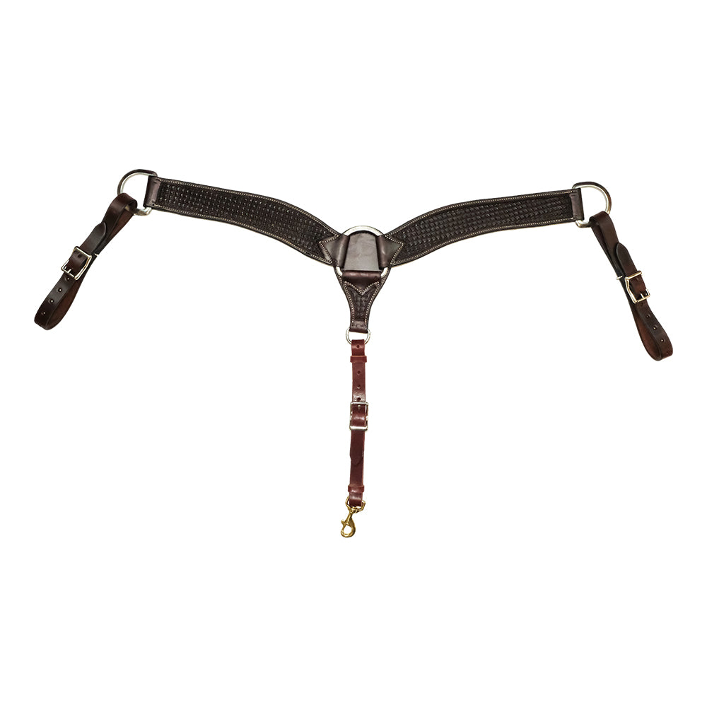 South Texas Tack Tack South Texas Tack 2.75" Chocolate Spider Tool Breast Collar