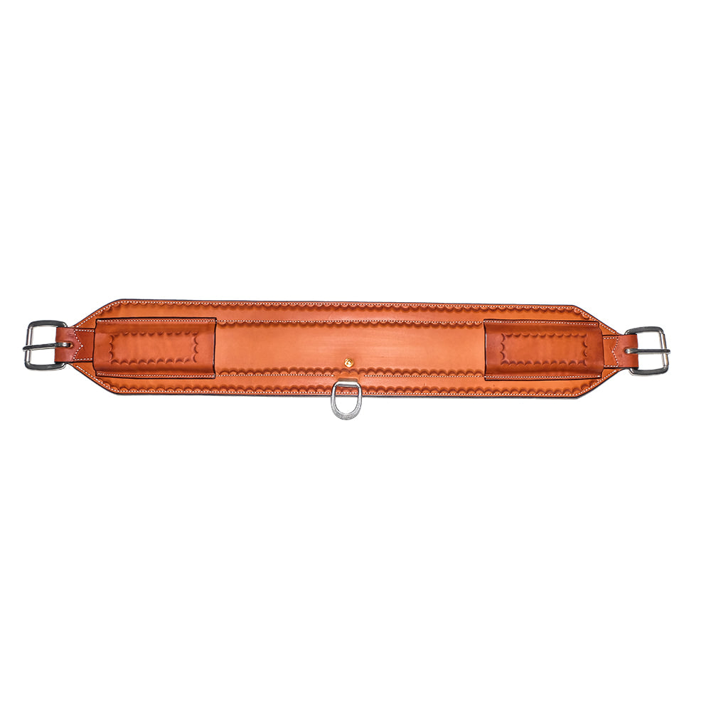 South Texas Tack Tack South Texas Tack 5" Slick Out Shell Border Light Oil Flank Cinch