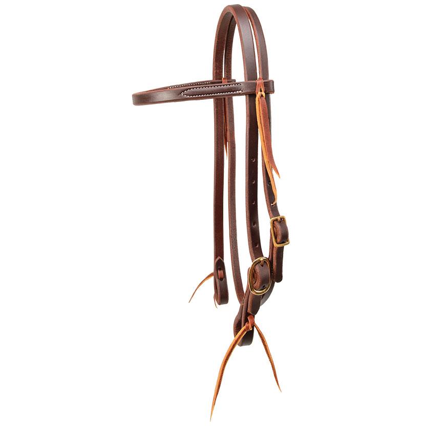 South Texas Tack Tack South Texas Tack Bridle w/Square Twisted Loose Ring Bit