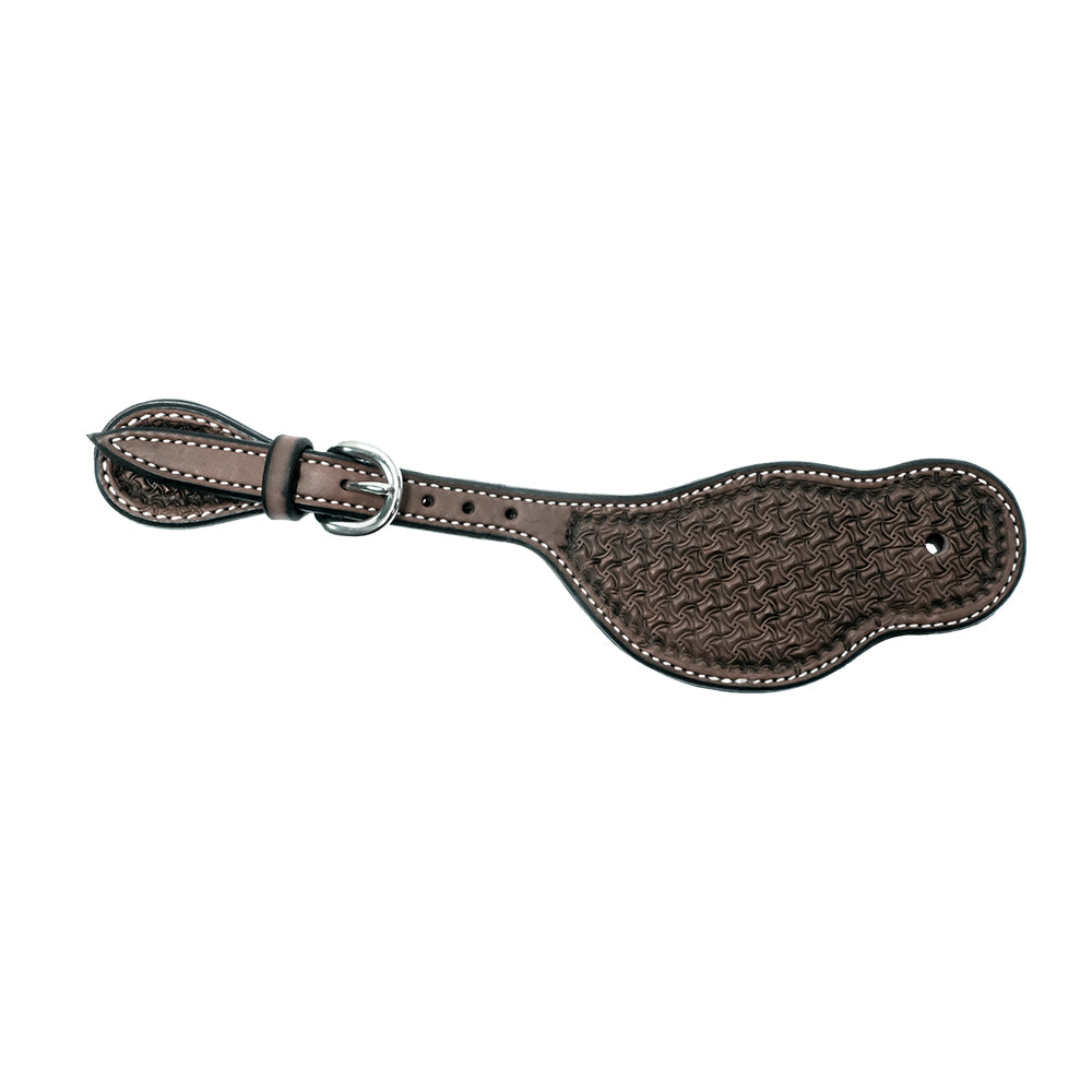 South Texas Tack Tack South Texas Tack Chocolate Spider Tool Buckaroo Spur Strap - Adult