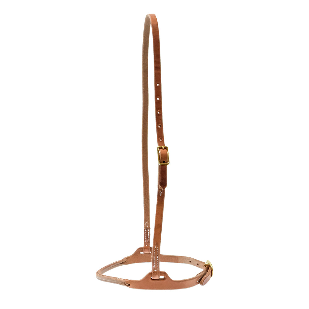 South Texas Tack Tack South Texas Tack Hermann Oak Rolled Nose Caveson