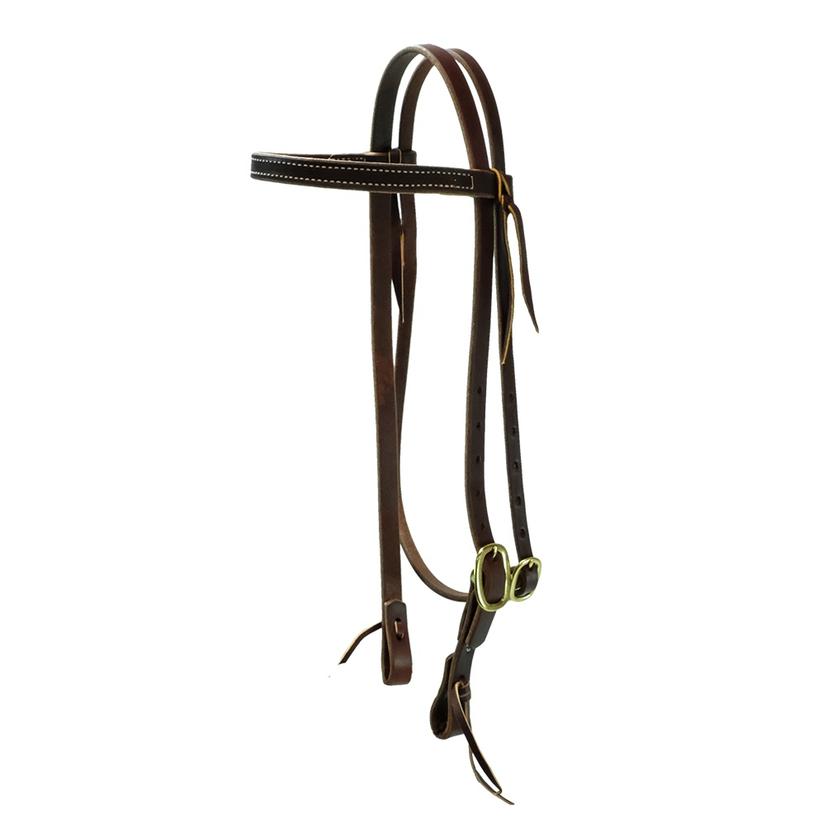 South Texas Tack Tack South Texas Tack Leather 3/4" Oiled Browband Headstall