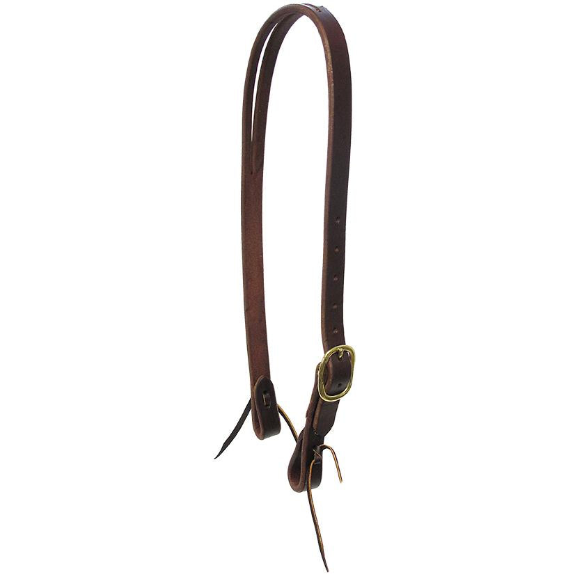 South Texas Tack Tack South Texas Tack Slit Ear Oiled Headstall 1"