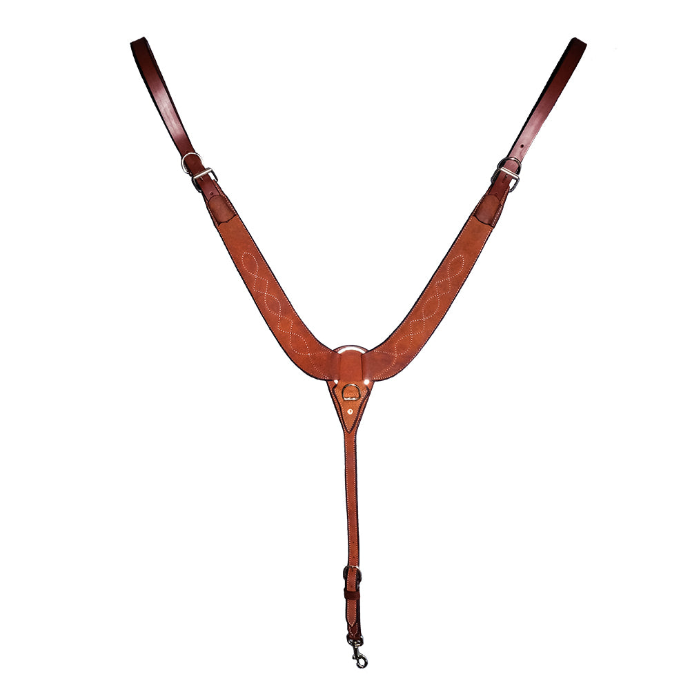 South Texas Tack Tack South Texas Tack Stitched Rough Out Oiled Pulling Collar