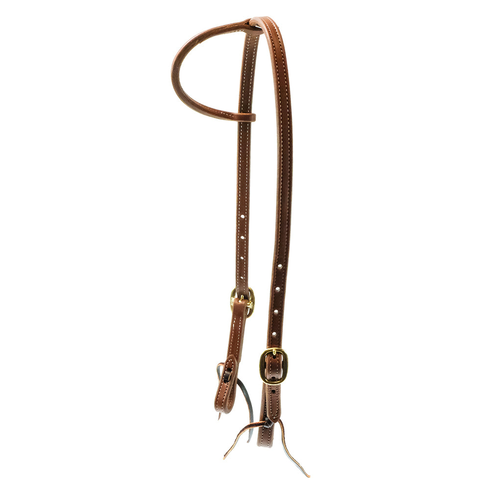 South Texas Tack Tack STT 5/8 OIL DOUBLE STITCHED DB SLIDE EAR